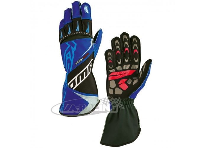 OMP KS-2R 2022, Karting Handschuh dunkelblau/hellblau