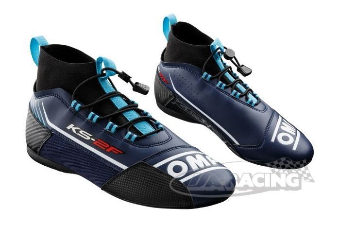 OMP KS-2 F, Karting- und Freizeitschuh dunkelblau/hellblau