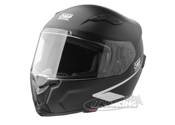 OMP CIRCUIT EVO2 Helm ECE Norm mattschwarz Vorderseite SC00616MS
