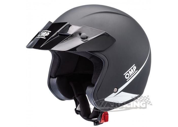 OMP Helm Star ECE Norm mattschwarz