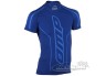 OMP KS Kurzarmshirt, Kartunterwäsche blau KK03030B