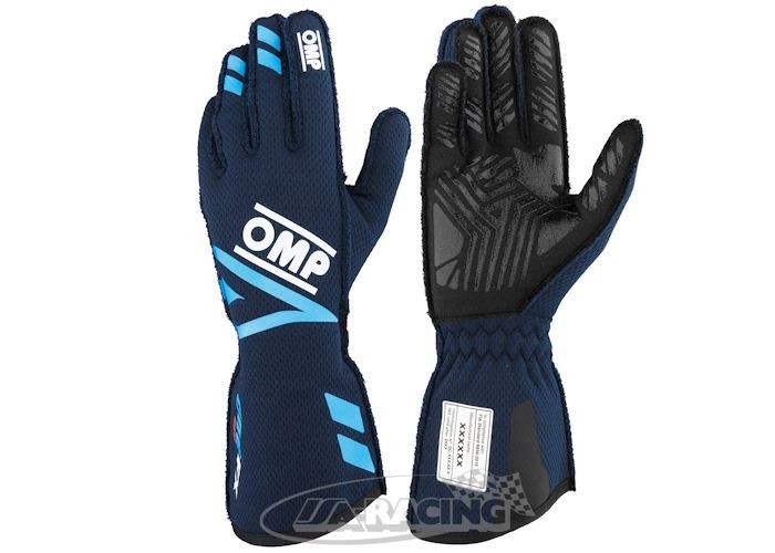 OMP ONE EVO FX Fahrerhandschuh dunkleblau hellblau IB-773DBHB
