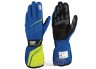 OMP TECNICA 2025 Fahrerhandschuh blau-neongelb IB-779BNG