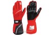 OMP TECNICA 2025 Fahrerhandschuh rot-schwarz IB-779RS
