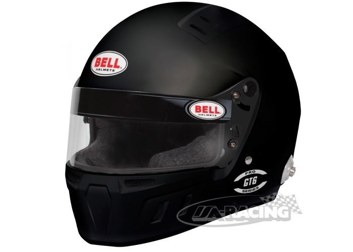 Bell Helm GT-6 Pro mattschwarz mit Hans Clips