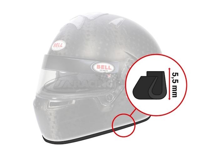 BELL Kantenschutzprofil für Bell Carbon Helme 5,5mm