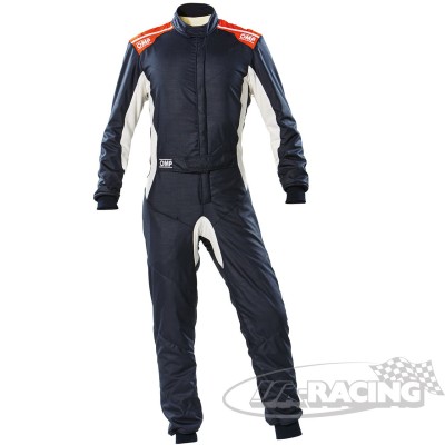 OMP ONE-S Fahreroverall dunkelblau/orange