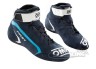 OMP FIRST Fahrerschuh dunkelblau/hellblau