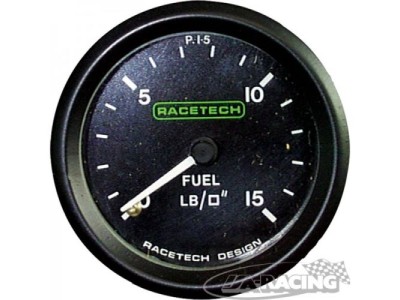 Racetech Instrument Benzindruck 0-15PSI