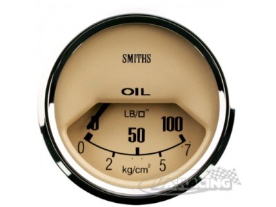 Smiths Classic Range Zusatzinstrument Öldruck 0-100 PSI