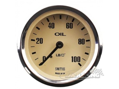Smiths Classic Range Zusatzinstrument Öldruck 0-100 PSI