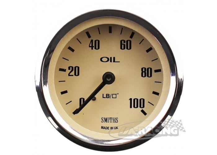 Smiths Classic Range Zusatzinstrument Öldruck 0-100 PSI