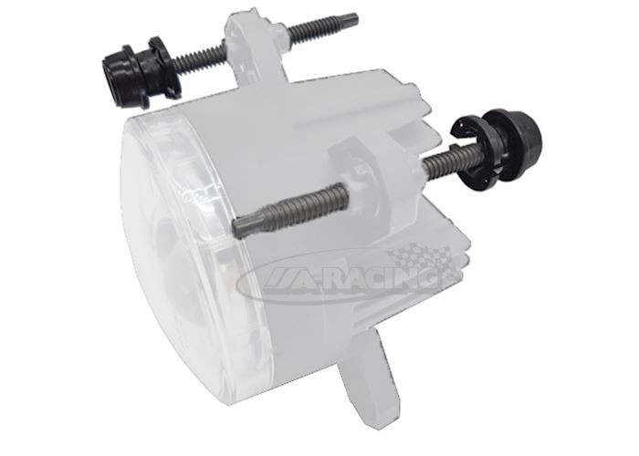 Befestigungskit für 90 mm LED Scheinwerfer 6036-67 montiert