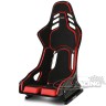 Sitz RECARO Podium CF Alcantra schwarz Leder rot