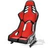 Sitz RECARO Podium GF Alcantra rot Leder schwarz