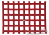 Fensternetz ohne Halter rot