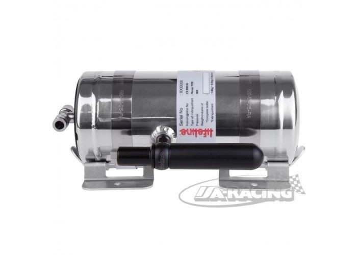 5085-42 Feuerlöschsystem Zero 360, FIA-homol. Aluminium Behälter mit separater Druckkartusche, 2kg Novec, eletrische Betätigung