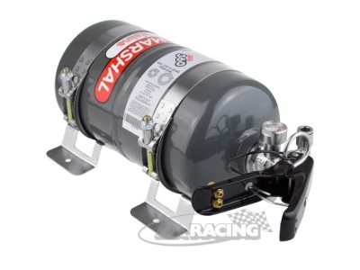 5085-102 Feuerlöschsystem Zero 360, FIA-homol. Aluminium Behälter, 3kg Novec, mechanische Betätigung