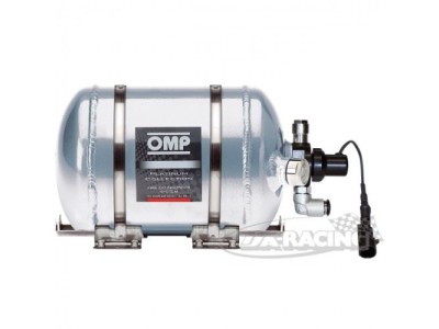 OMP-Feuerlöschanlage FIA, 2,8 ltr. EcoLife, Platinum Collection, Aluminium Behälter, elektrische Betätigung