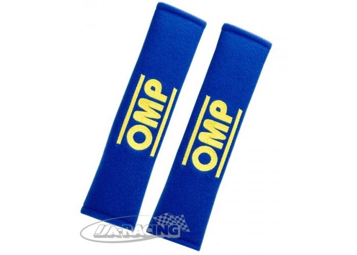 OMP Gurtpolster Velours blau