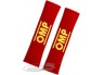 OMP Gurtpolster Velours rot