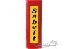 Sabelt Gurtpolster Velours rot