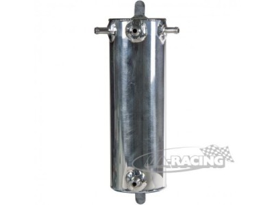 Aluminium Catchtank 1,0 Liter, 4x 9,5mm Rohr-Anschlüsse