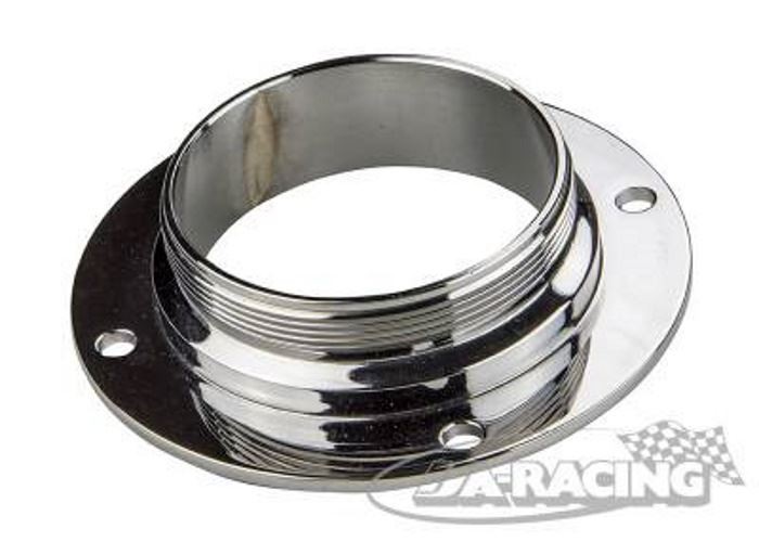 Chrom/Messing Tankdeckelflansch Monza und Aston 2,5"