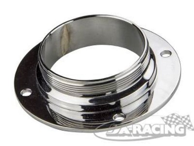 Chrom/Messing Tankdeckelflansch Monza und Aston 2,75"