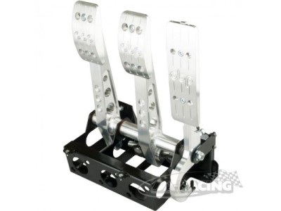 OBP Pro Race V2, 3 Pedale stehend für Kupplung, Bremse und Gas, Zylinder zum Cockpit