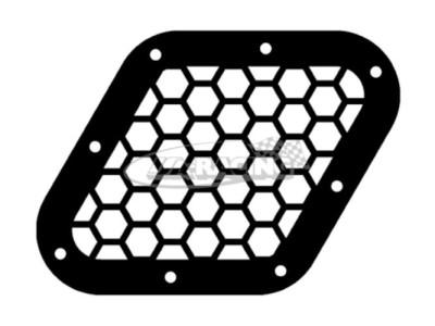 Heissluftauslassgitter 90x90mm