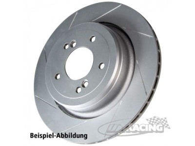 Belüftete Bremsscheibe mit Topf