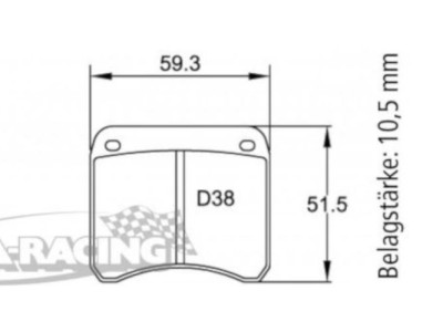Mintex MLB19 M1144 Bremsbelag