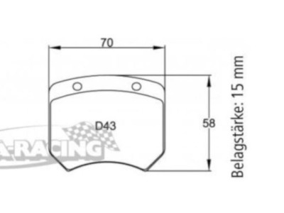 Mintex MLB20 M1144 Bremsbelag