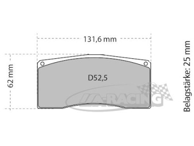 U8312 Pagid Bremsbelag