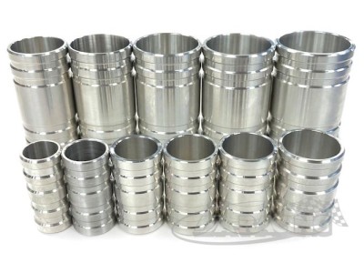 Aluminium Schlauchverbinder Länge 50mm