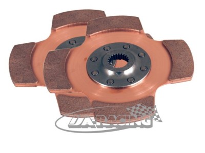 Sintermetall 4-Flügel 8-Nieten Ø184mm, Set mit zwei Scheiben