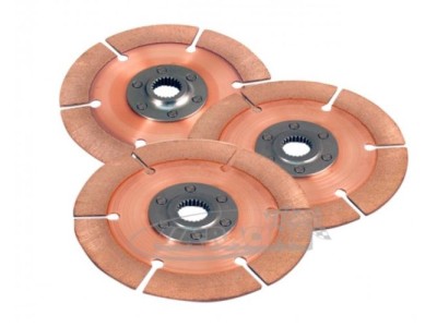 Sintermetall Vollscheibe 6-Nieten Ø184mm, Set mit 3 Stacked Scheiben