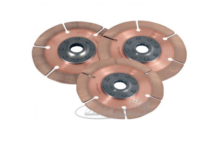 Sintermetall Vollscheibe 8-Nieten Ø184mm, Set mit 3 Scheiben, Stacked