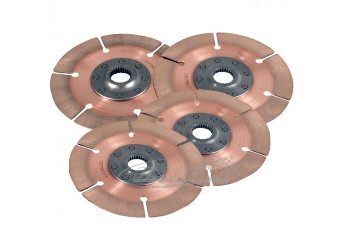 Sintermetall Vollscheibe 8-Nieten Ø184mm, Set mit 4 Scheiben Stacked