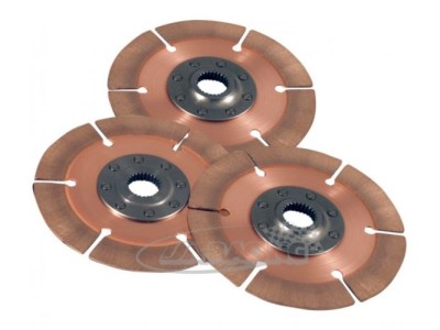 Sintermetall Vollscheibe 8-Nieten Ø184mm, Set mit 3 Back-to-Back Scheiben