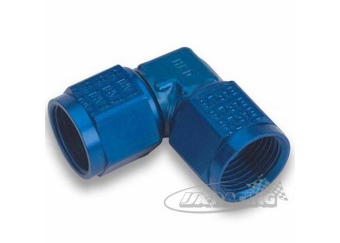 Verbindungsadapter blau 90° Blockwinkel