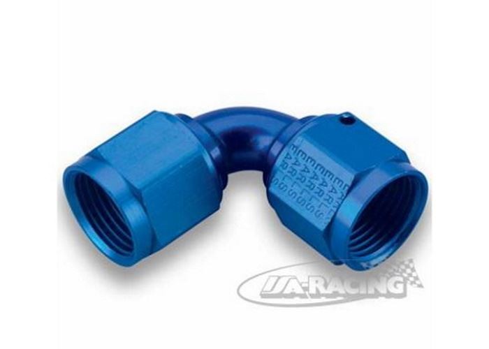 Verbindungsadapter blau 90° Rohrbogen