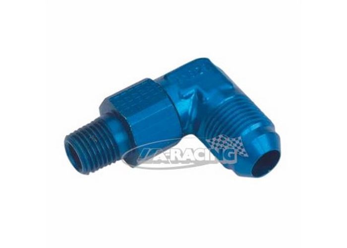 Verbindungsadapter 90° NPT Aussengewinde X JIC/UNF Aussengewinde