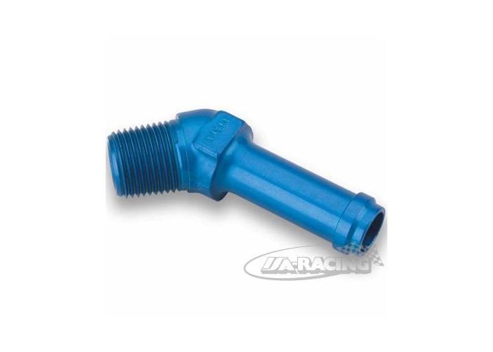 Rohradapter 45° blau