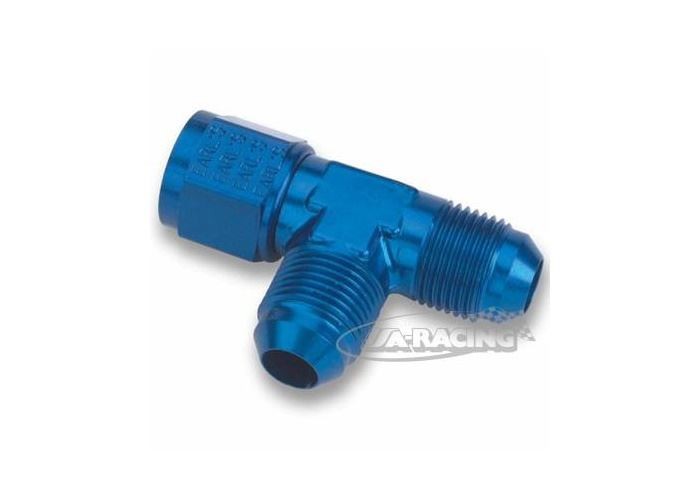 T-Stück blau Female Swivel on Run