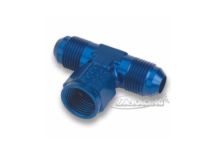 T-Stück blau Female Swivel on Side