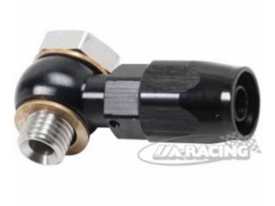 Serie 800 Ringstutzen mit Hohlschraube schwarz