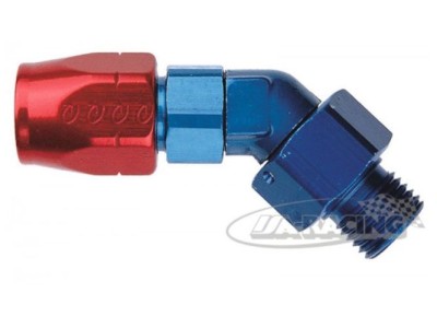 Serie 800 Anschluss 45° Blockwinkel mit NPT Aussengewinde