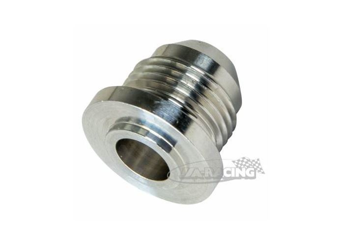 Aluminium Aufschweissadapter JIC/UNF mit rundem Bund